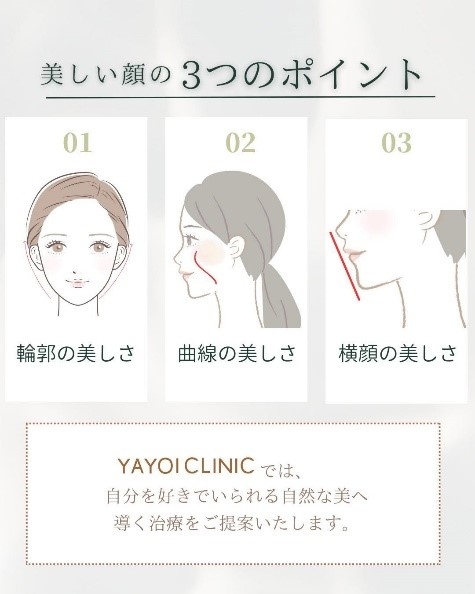 美人顔特徴　ポイント